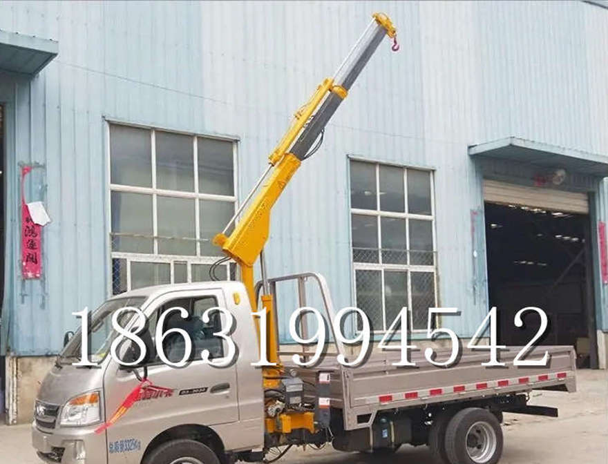 安次区随车吊机那里有全电动液压吊机随车吊机货车轻卡装卸货物车载220伏家用吊机